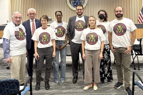 CWAers Hold Silent Protest at FCC Meeting