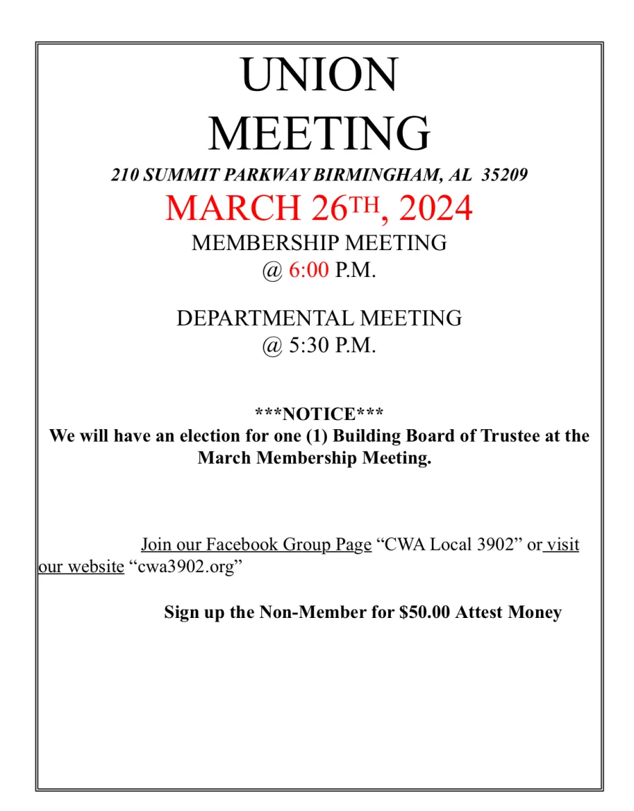 Membership Meeting 