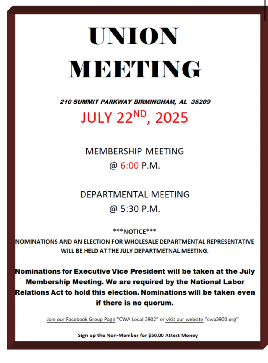 Membership meeting